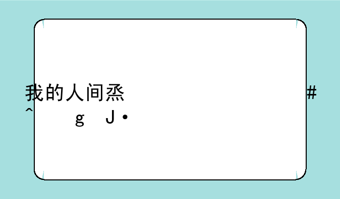 我的人间烟火什么时候播出