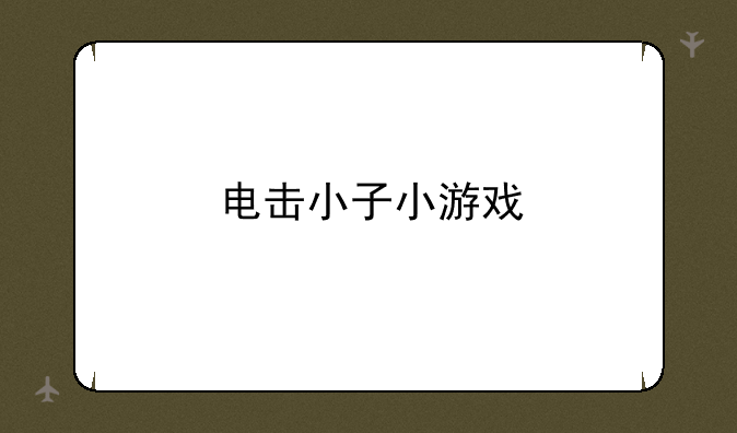 电击小子小游戏